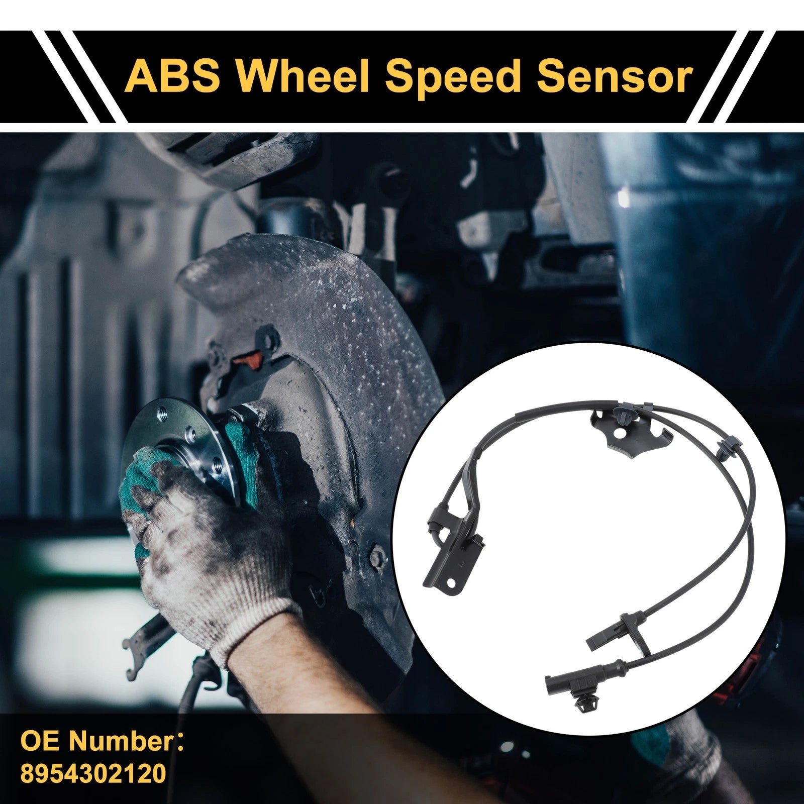 ABS Wheel Speed Sensor Front Left Replacement for Toyota Corolla (2011–2018)