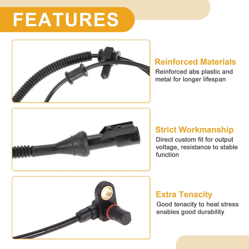 ABS Wheel Speed Sensor Replacement for Ford Thunderbird Front (2002–2005)