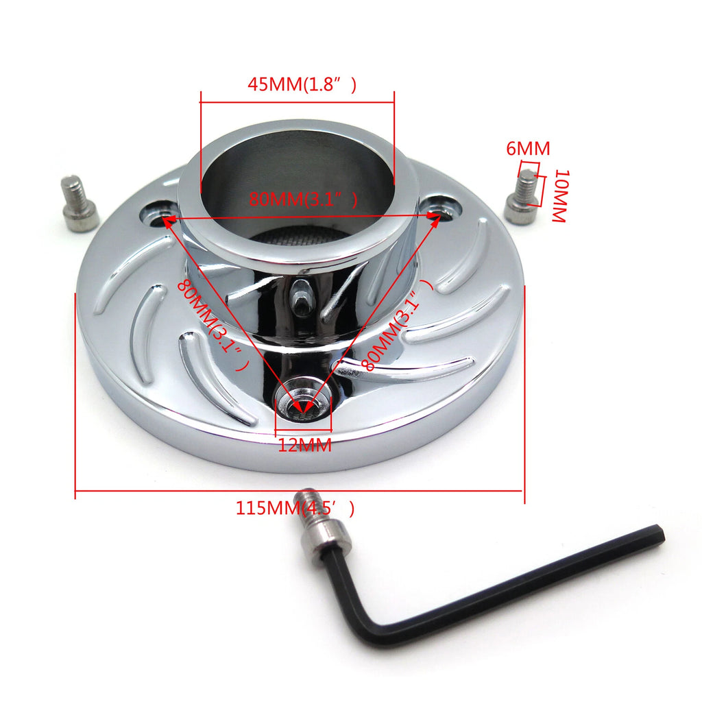 Chrome Exhaust Tip Muffler for Honda Foreman Rubicon 500 (2006)