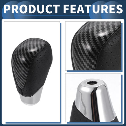 Automatic Gear Shifter Knob for Toyota Alphard 200 Series (2015–2020) Chrome Black
