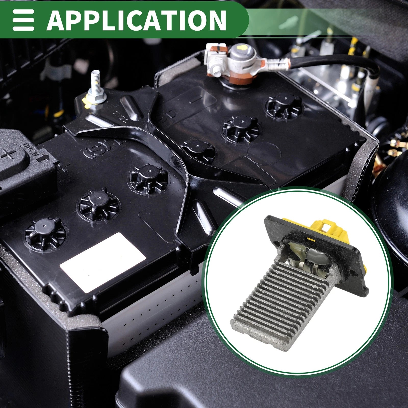 HVAC Blower Motor Resistor Replacement for Kia Optima (2016–2019)