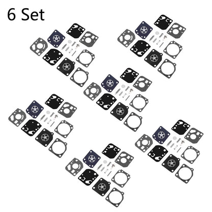 6 Set For ZAMA RB-29 RB29 C1U Model Carb Replace Carburetor Diaphragm Gasket Kit