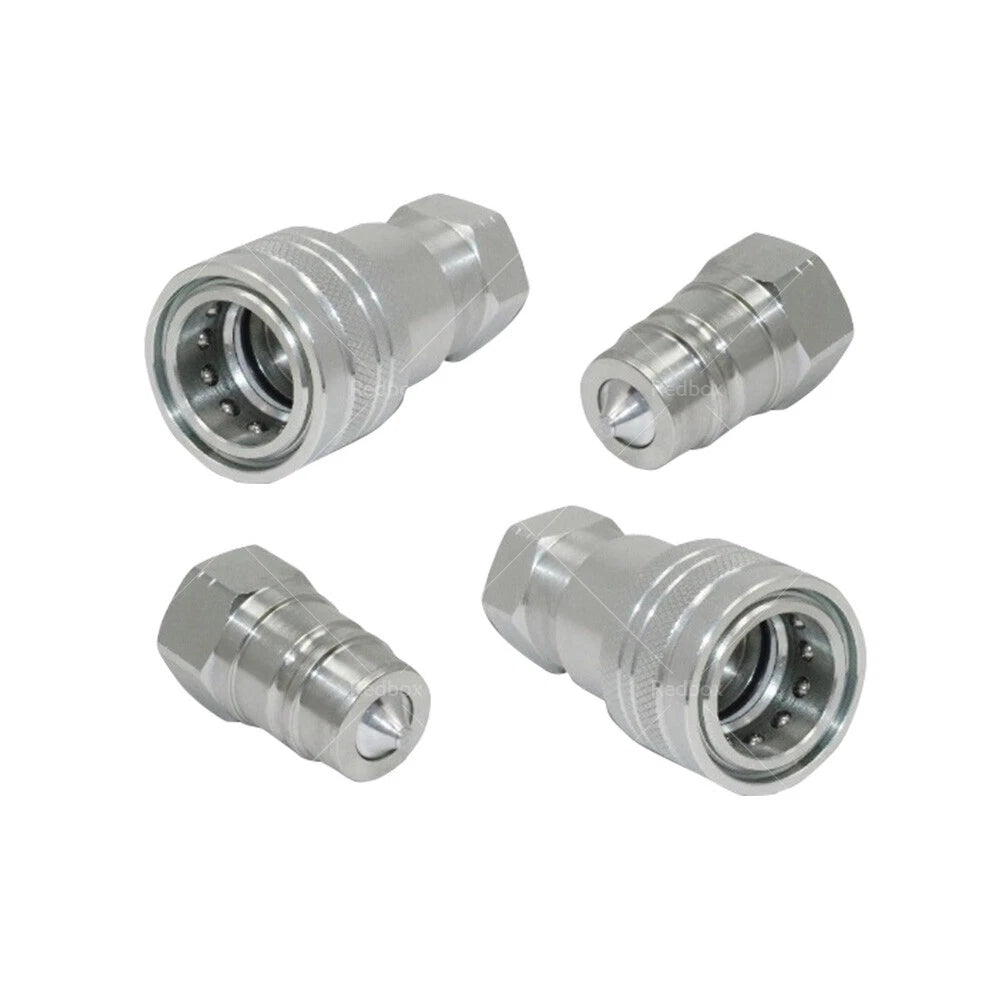 Hydraulic Quick Release Couplings 1/2 BSP for Tractor (ISO Poppet)