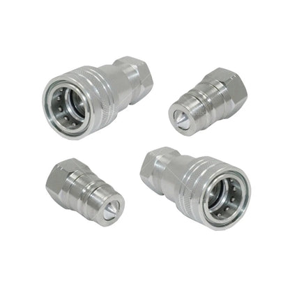 Hydraulic Quick Release Couplings 1/2 BSP for Tractor (ISO Poppet)