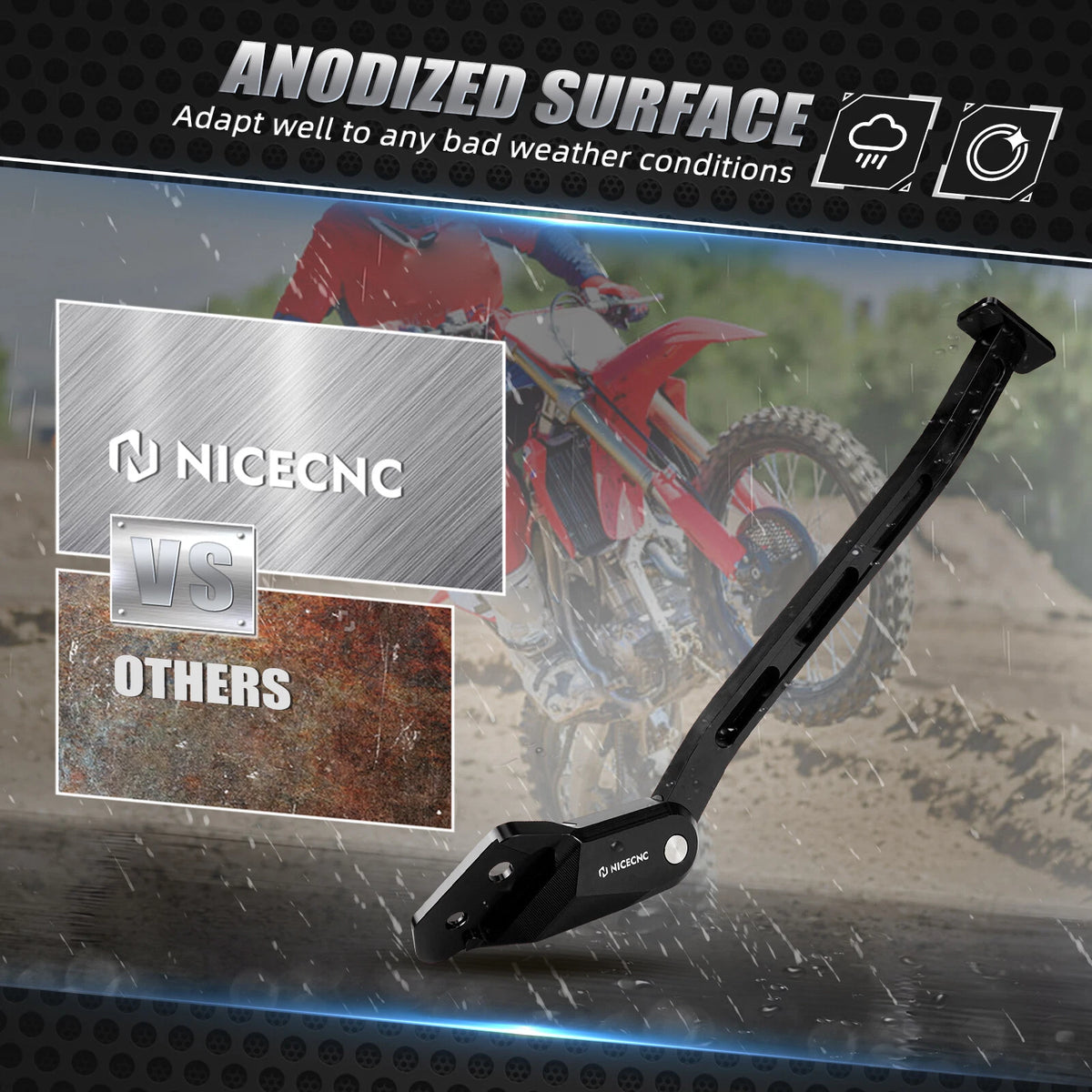 Kick Side Stand for Honda CRF450R 250R (2013–2020) CRF450RWE