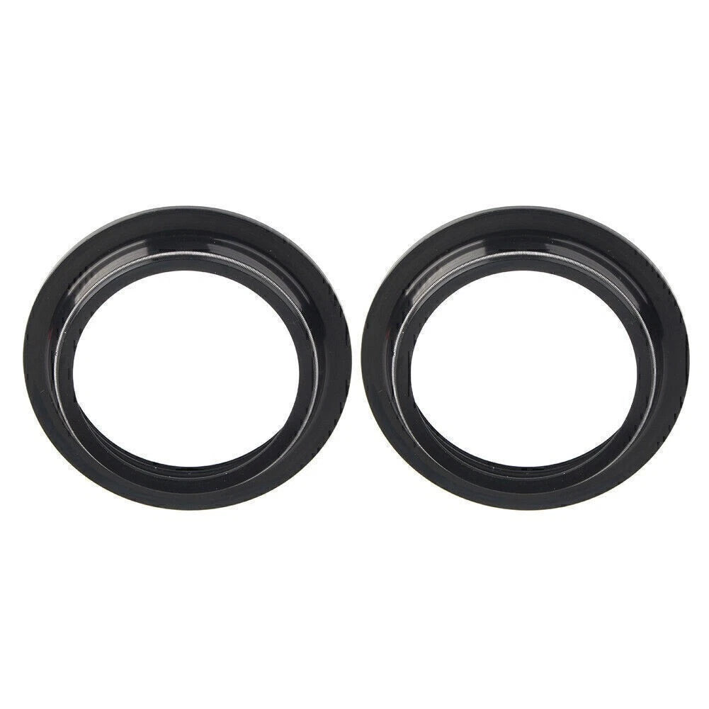 2X Front Fork Damper Shock Absorber Dust Seals for Motorcycle (41X54)