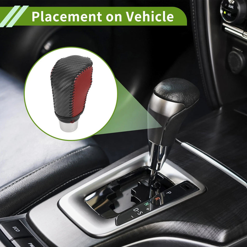 Gear Shift Knob Cover Replacement for Honda Civic (2016–2021) Carbon Fiber