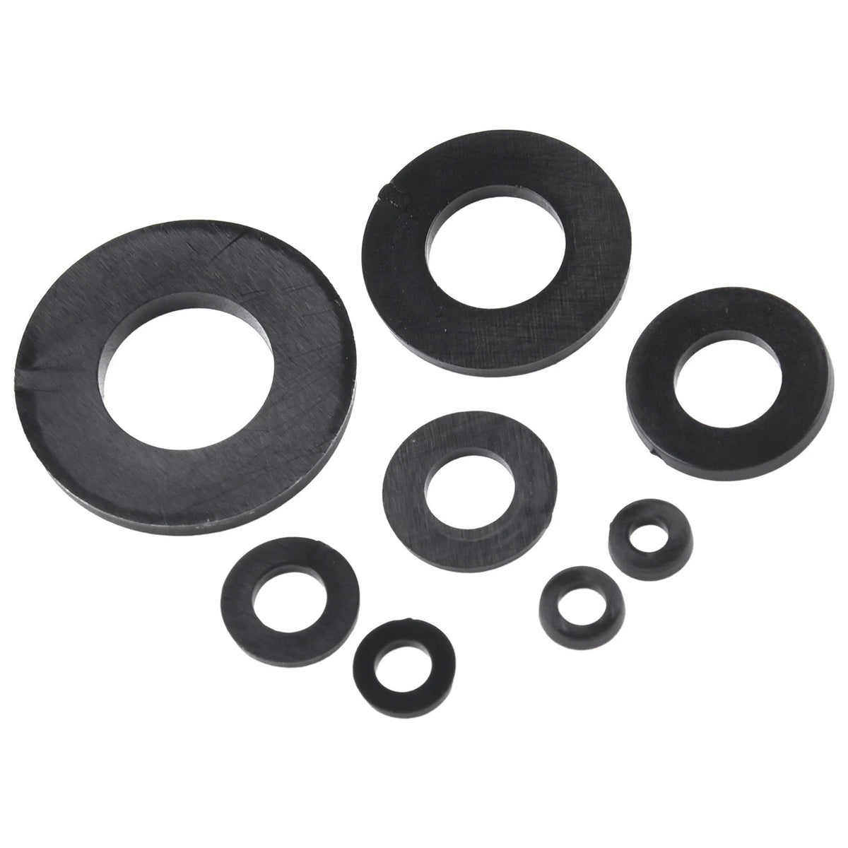 500Pcs Nylon Flat Washers for Various Applications (M2-M10)