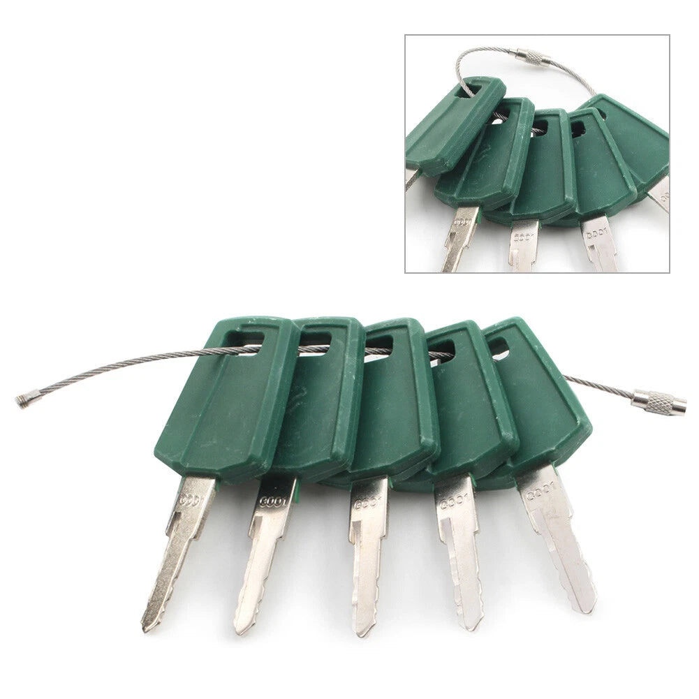 5PCS Ignition Keys for Volvo F Series Loader (C001 VOE11444208)