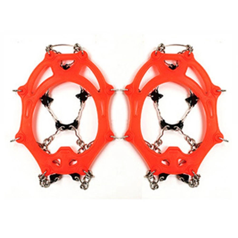 8 Steel Teeth Crampons for Outdoor Ice Climbing and Snow Hiking