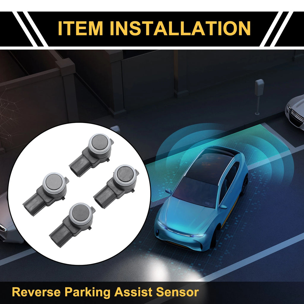 4 Pcs Bumper Reverse Backup Parking Sensor Replacement for Ram 1500 2500 3500 (2010–2024)