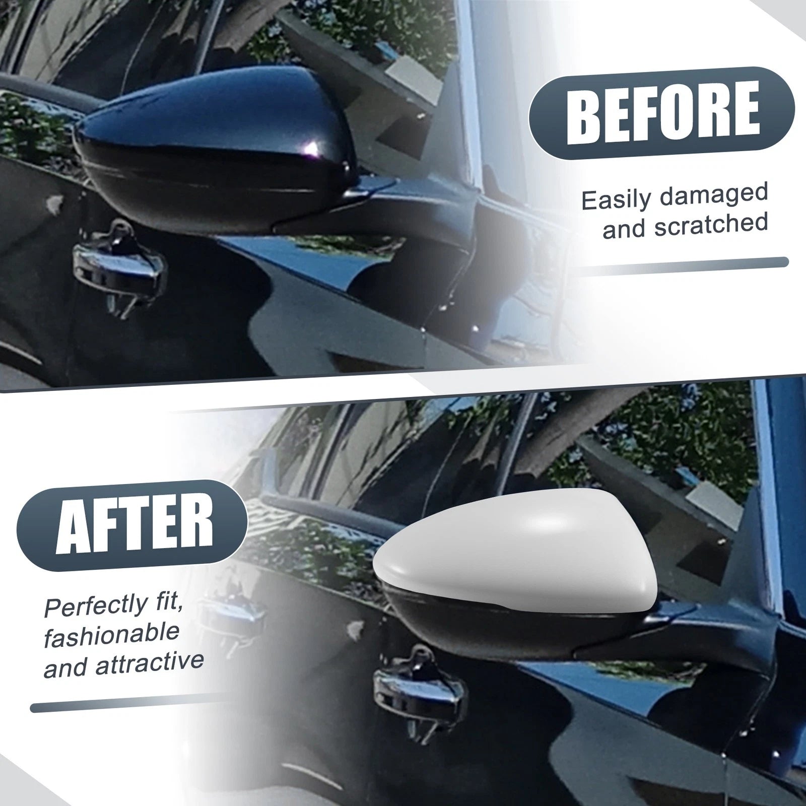 Right Side Mirror Cover Cap Replacement for Honda Accord (2018–2020)