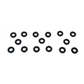 15 Pc O-Ring for Tecumseh Toro Carburetor (630740)