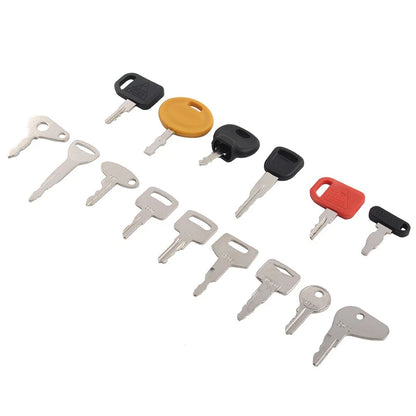 15 Keys Ignition Key Set for Holland Excavator (Construction Equipment)