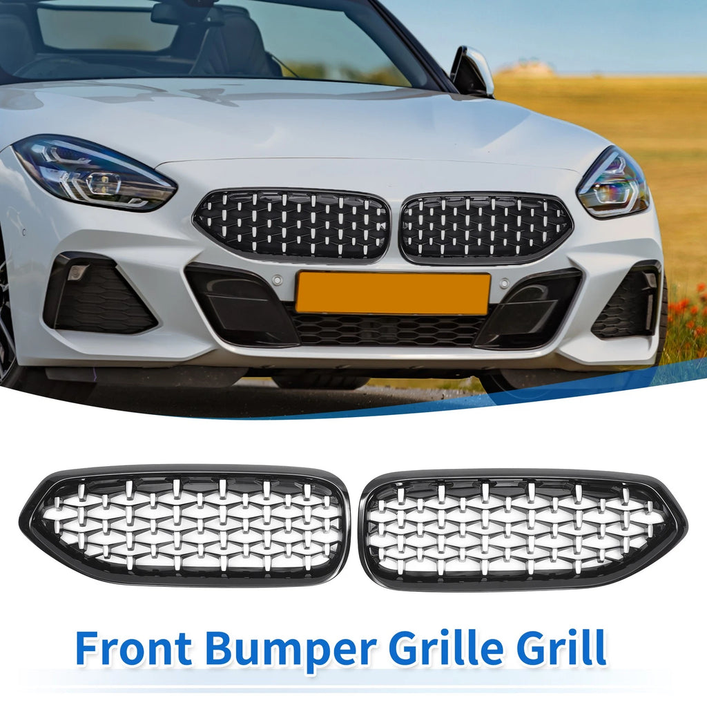 Front Upper Bumper Grille Grill Half Chrome for BMW Z4 G29 (2019–2021)