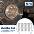 20 Pc Wheel Lug Stud Front or Rear Replacement for Ford Lincoln (1998–2011)