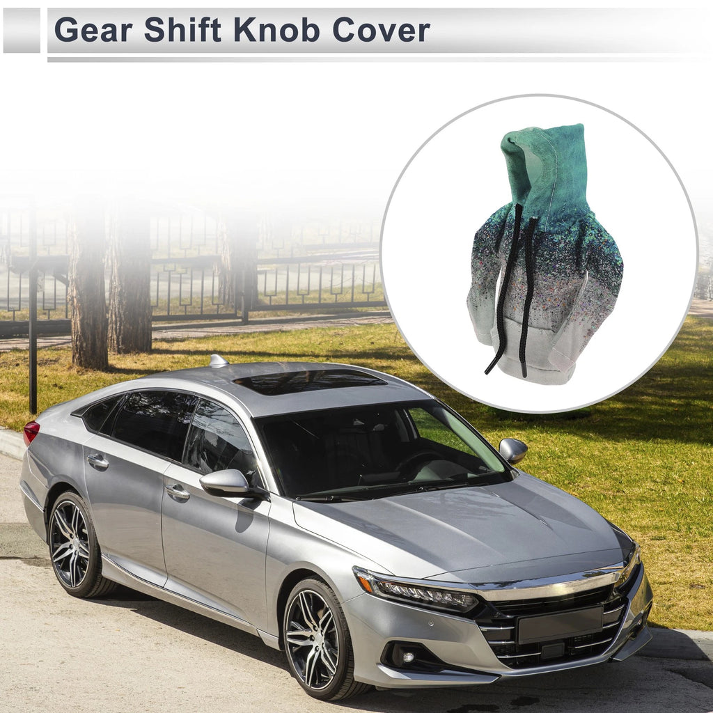 Gear Shift Knob Cover for Car (3D Printed, Blue Gradient)