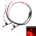 2Pcs Red LED Devil Eyes Demon Evil Eye DRL For Projector Lens Headlight Retrofit