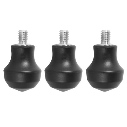 3X Tripod Feet Pads and Spikes with 38 Screw Thread for Tripods