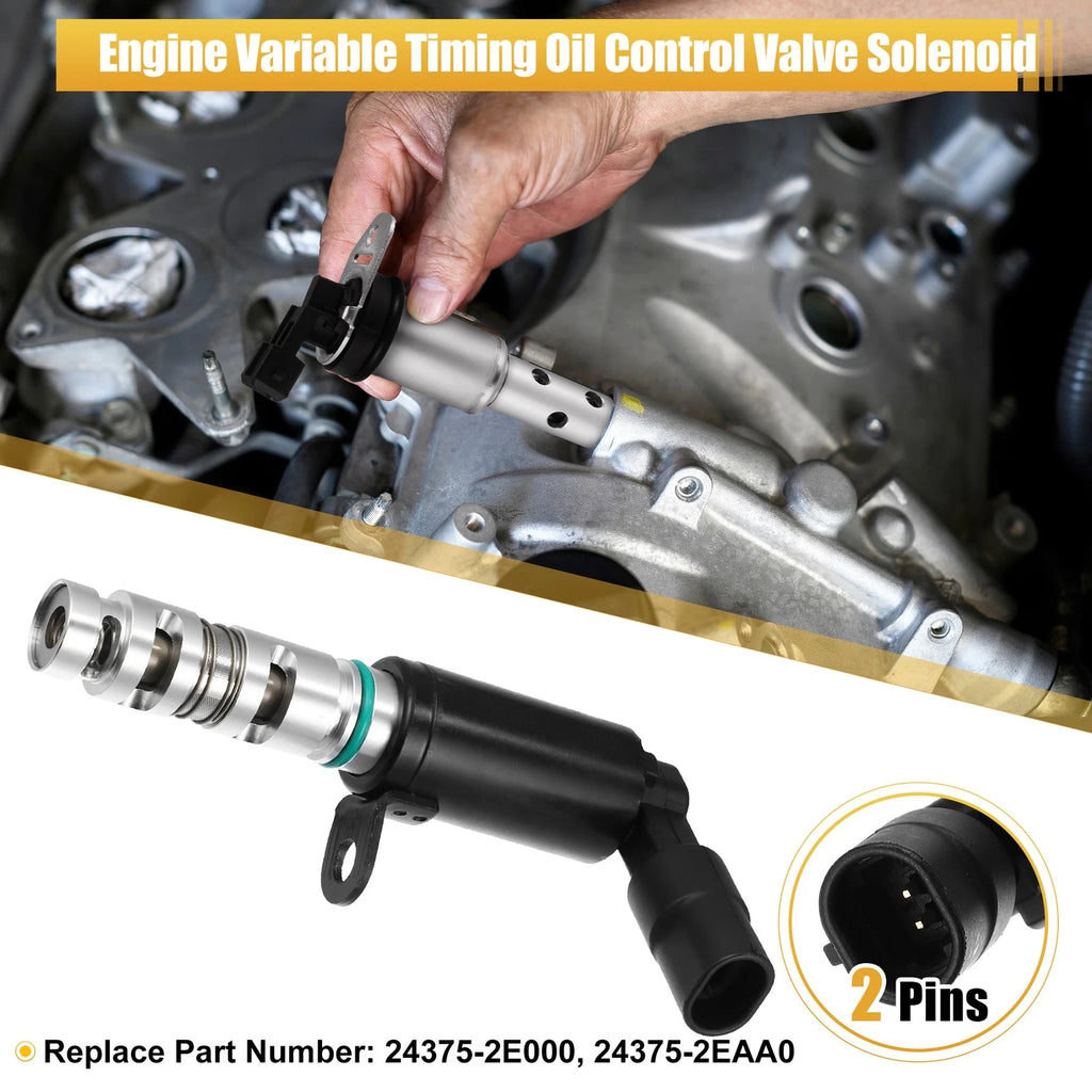 Oil Control VVT Solenoid Replacement for Hyundai Elantra Kia 2011–2012