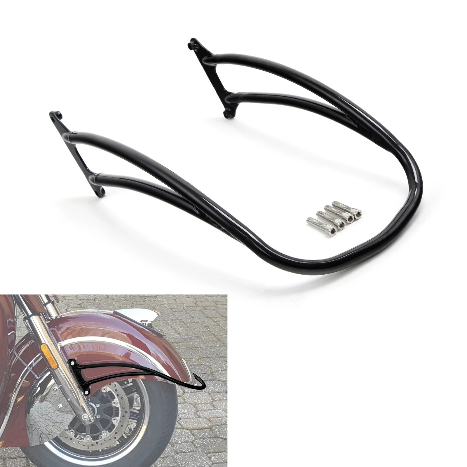Front Fender Bumper for Indian Chieftain, Springfield (2014–2023)