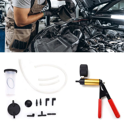 Compact Brake Service Kit with Pressure Vacuum Pump for Cars Motorcycles