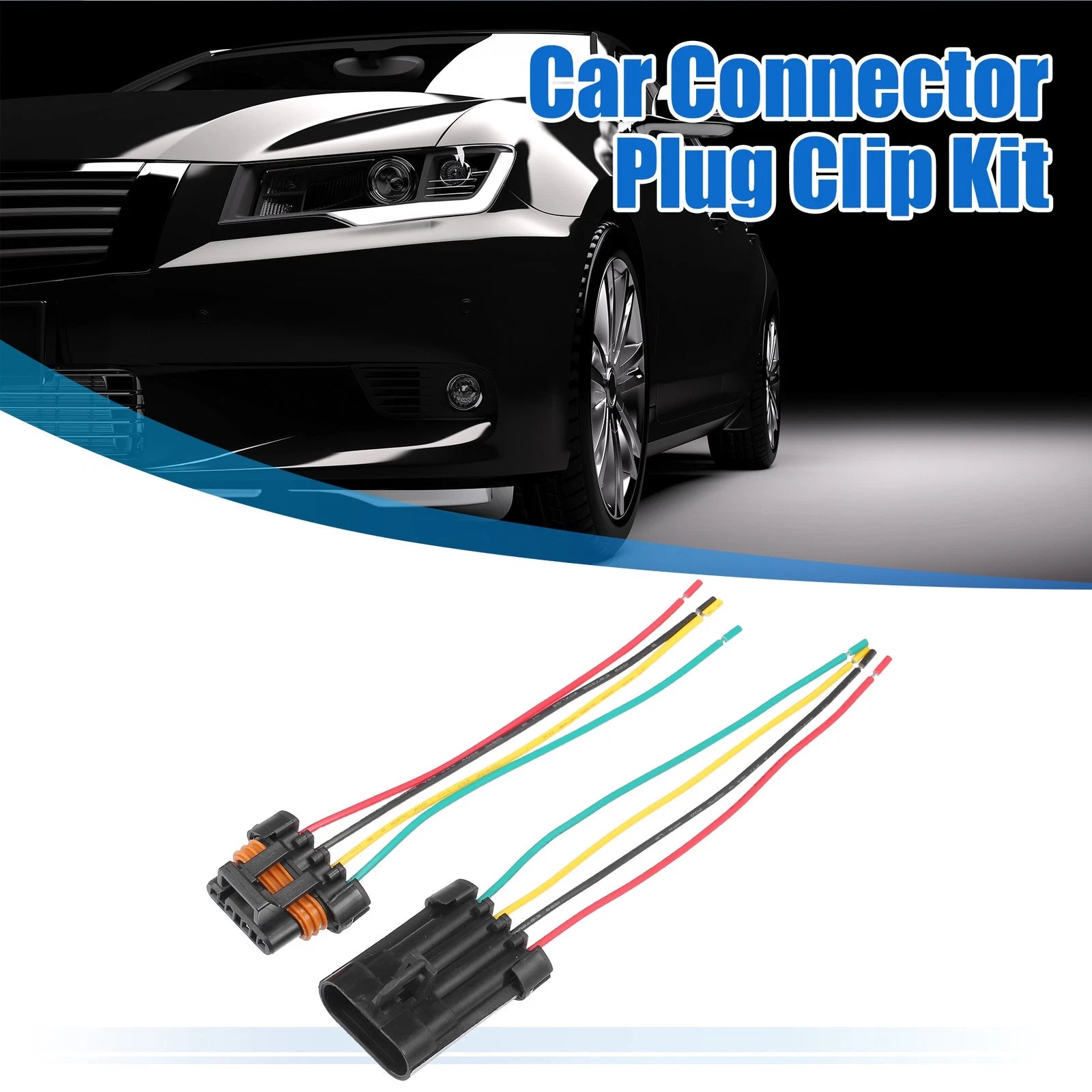 Set of 4 Oxygen Sensor Connector Adapter Plug Clips for Car
