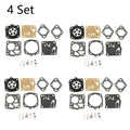 Set of 4 Carburetor Rebuild Kits for Homelite X-12 (RK-23HS, RK-17HS)