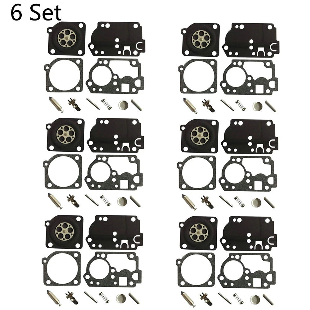 6x Carburetor Overhaul Kit for Zama RB-142, Homelite C1U-W32, C1U-W32A