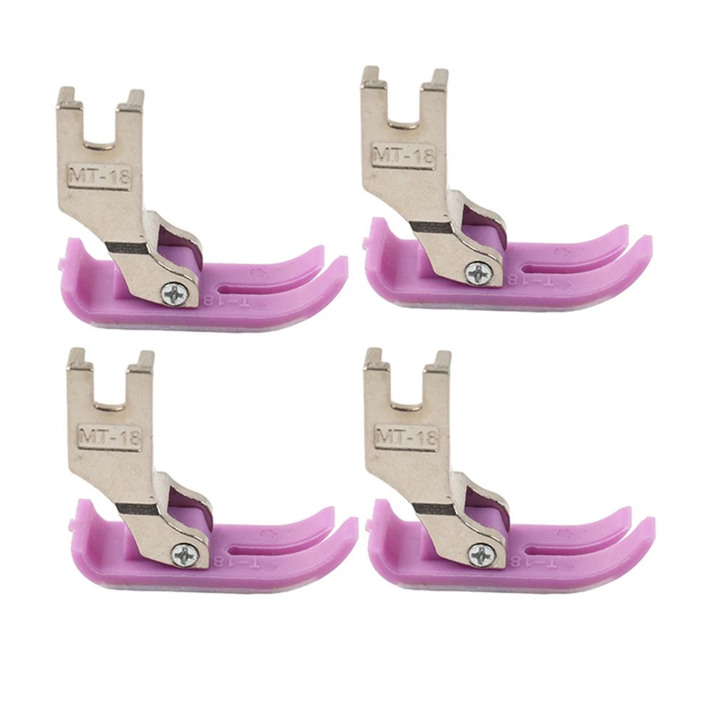Set of 4 MT-18 Extra Thin Precise Presser Feet for Industrial Sewing Machine