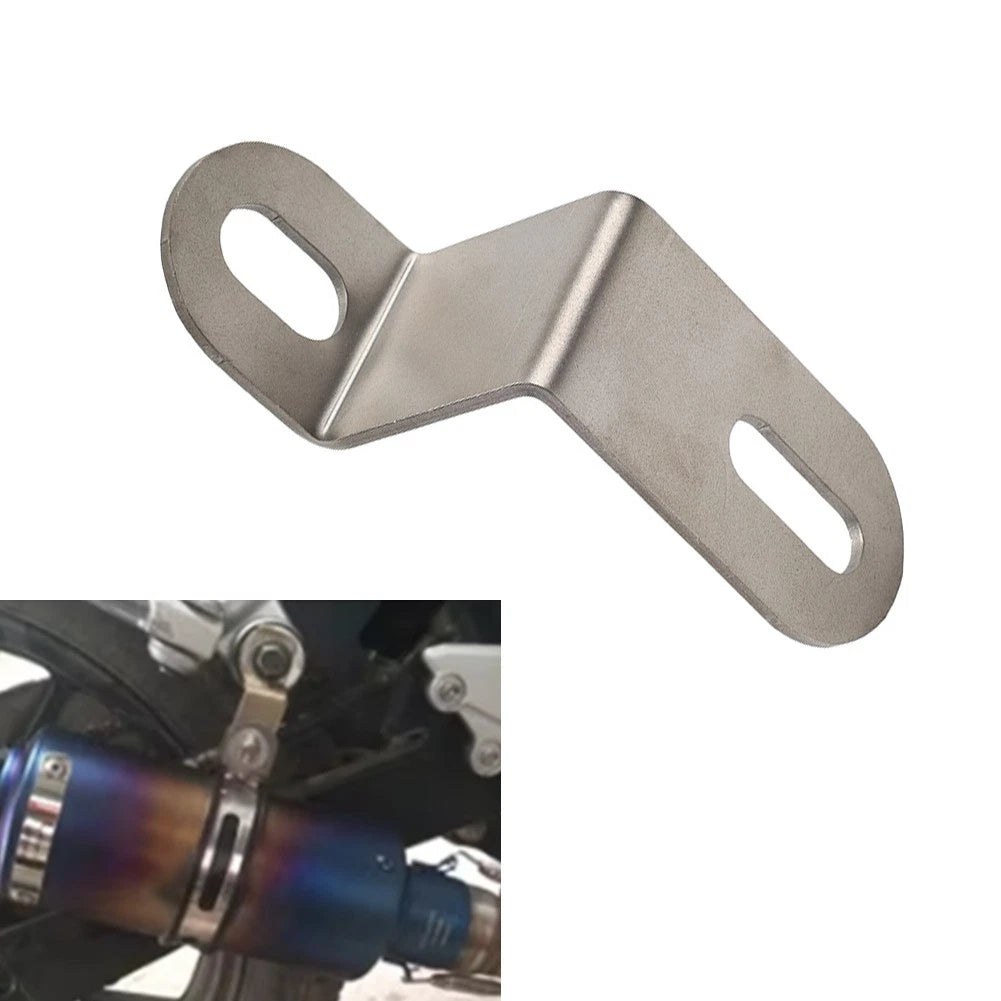 Z-Shaped Exhaust Pipe Clamp for Universal Motorcycle