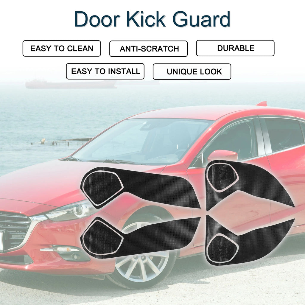 Door Kick Guard Front Rear for Mazda 3 Axela (2004–2020)