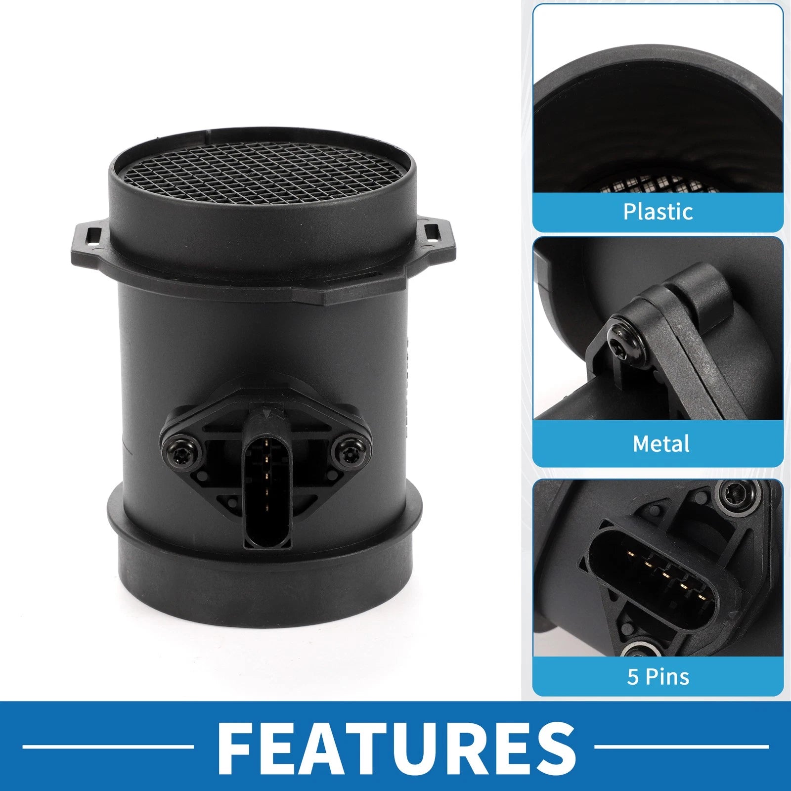 Mass Air Flow Sensor Assembly Replacement for BMW 745i V8 (2002–2005)