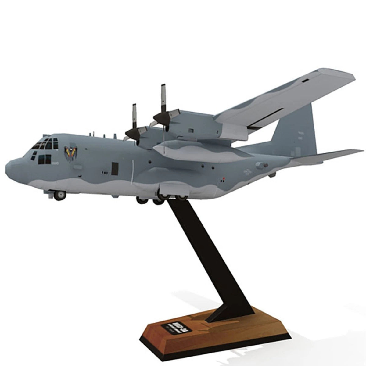 Lockheed AC-130U Ghost Aerial Gunship Paper Model DIY (1:100 Scale)