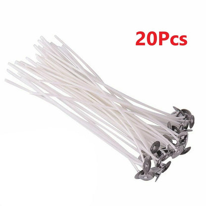 20pcs 20cm Candle Wicks for DIY Candle Making Supplies