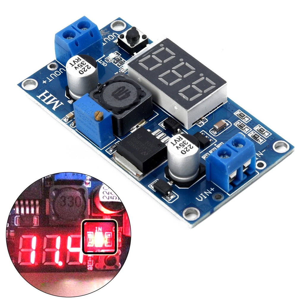 Voltage Regulator Step-down Power Converter DC 4.0-40V to 1.3-37V