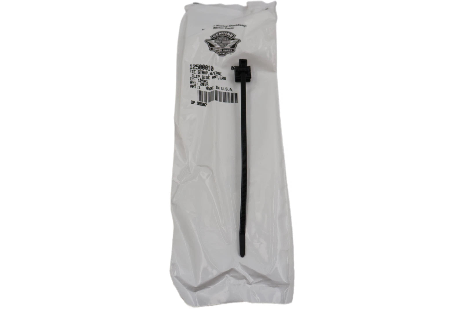 Tie Strap with Edge Clip for Harley-Davidson (OEM 12500010)