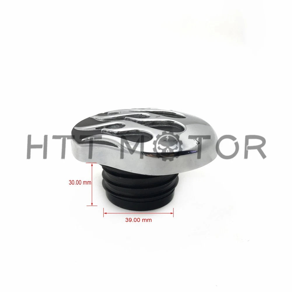 Gas Cap for Harley (1984–2015) - Black Flame Custom