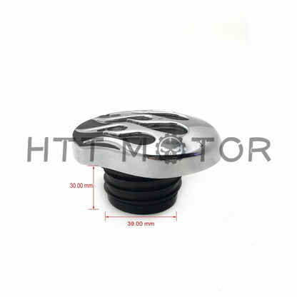 Gas Cap for Harley (1984–2015) - Black Flame Custom