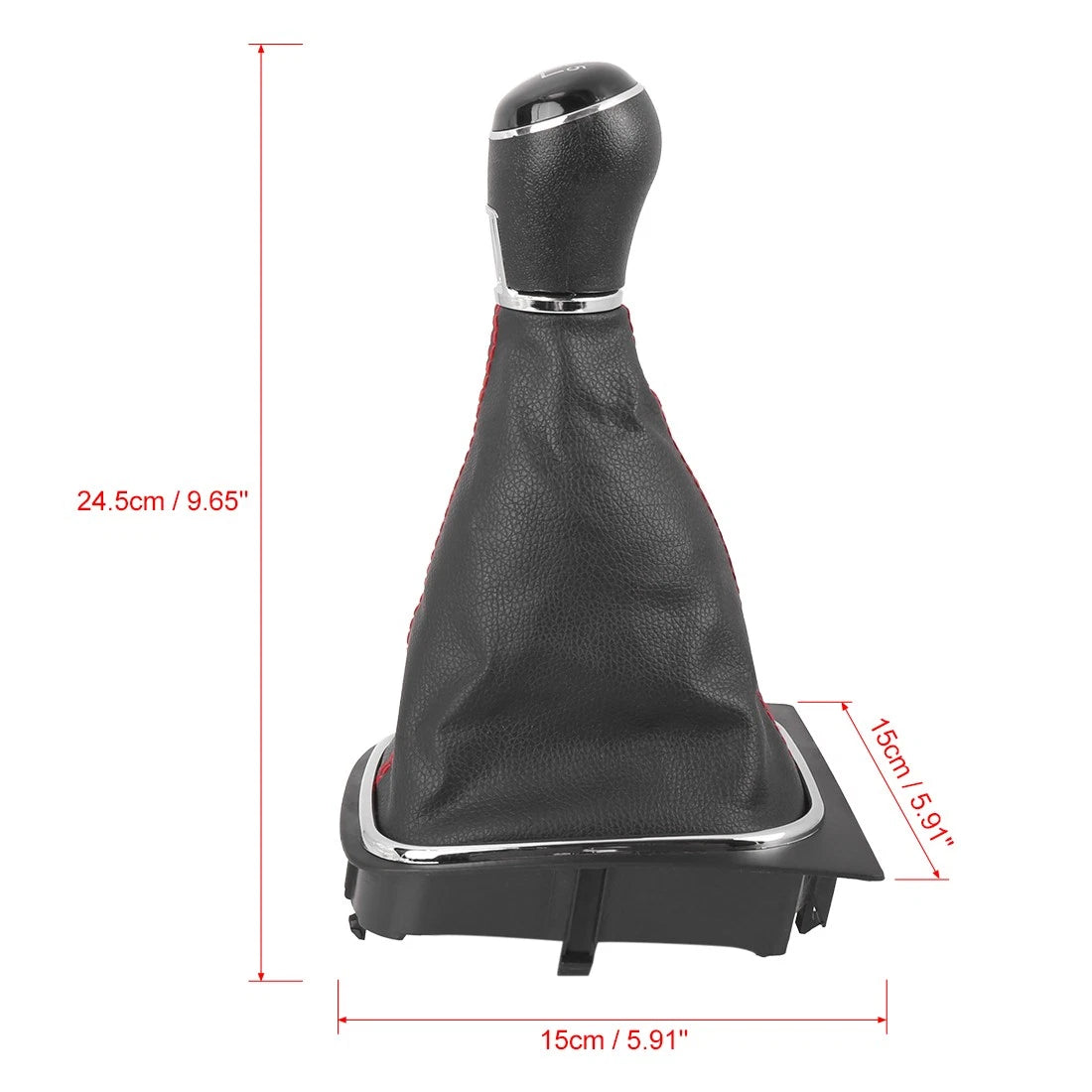 Gear Shift Knob Gaiter Boot Cover Replacement for Volkswagen Jetta Golf (2006–2014)