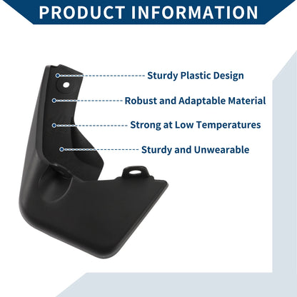 Set of 4 Mud Flaps Splash Guards for Toyota Vitz (2011–2023)