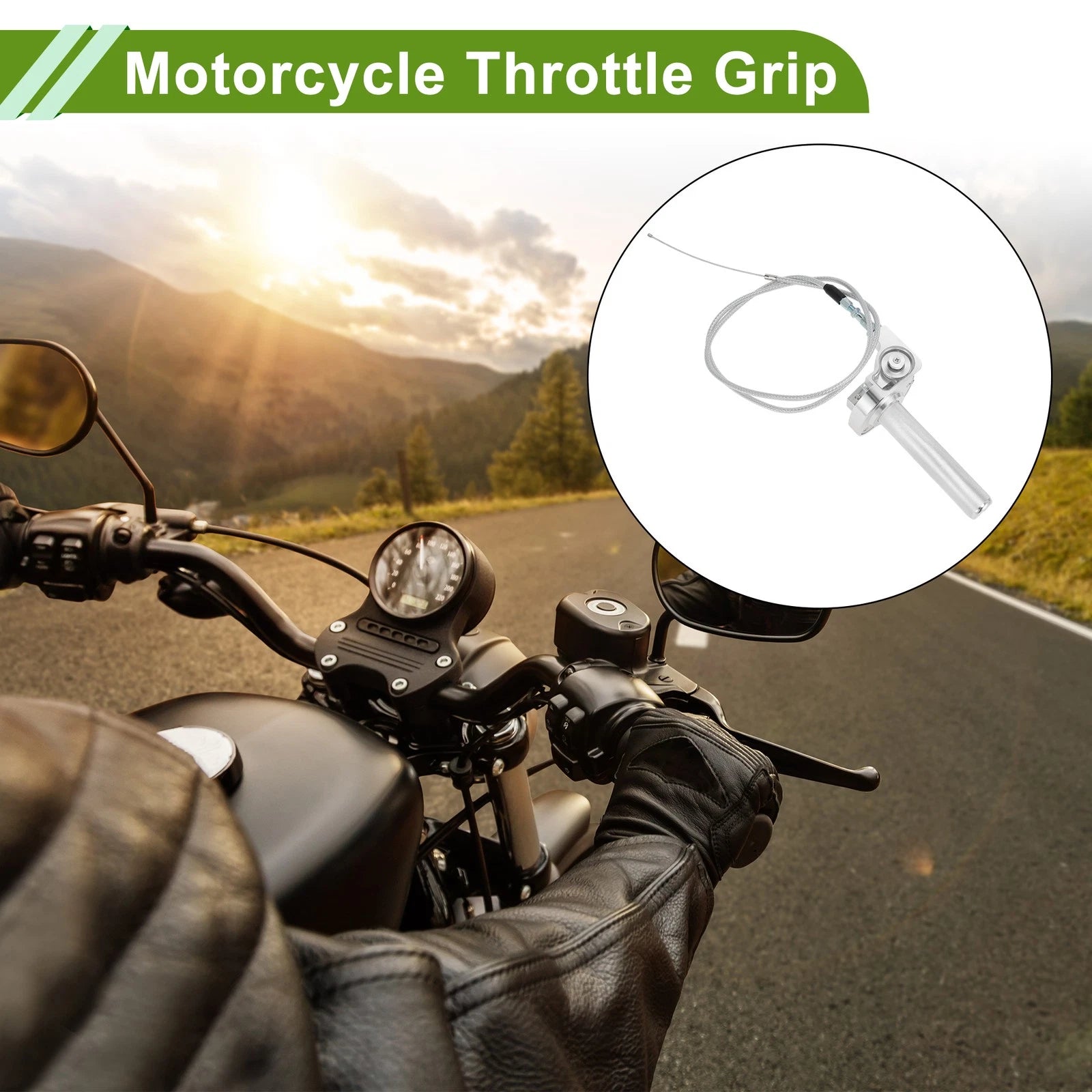 22mm Throttle Grip for Dirt Bikes Pit Bikes Mini Bikes (49cc–125cc)