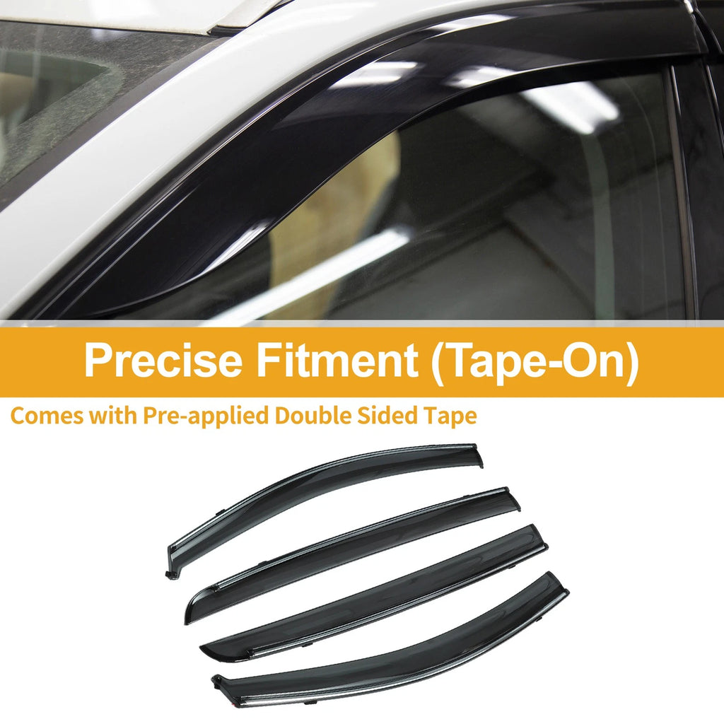 Window Deflectors Front Set for Chevrolet Aveo Hatchback (2007–2011)