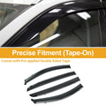 Window Deflectors Front Set for Chevrolet Aveo Hatchback (2007–2011)