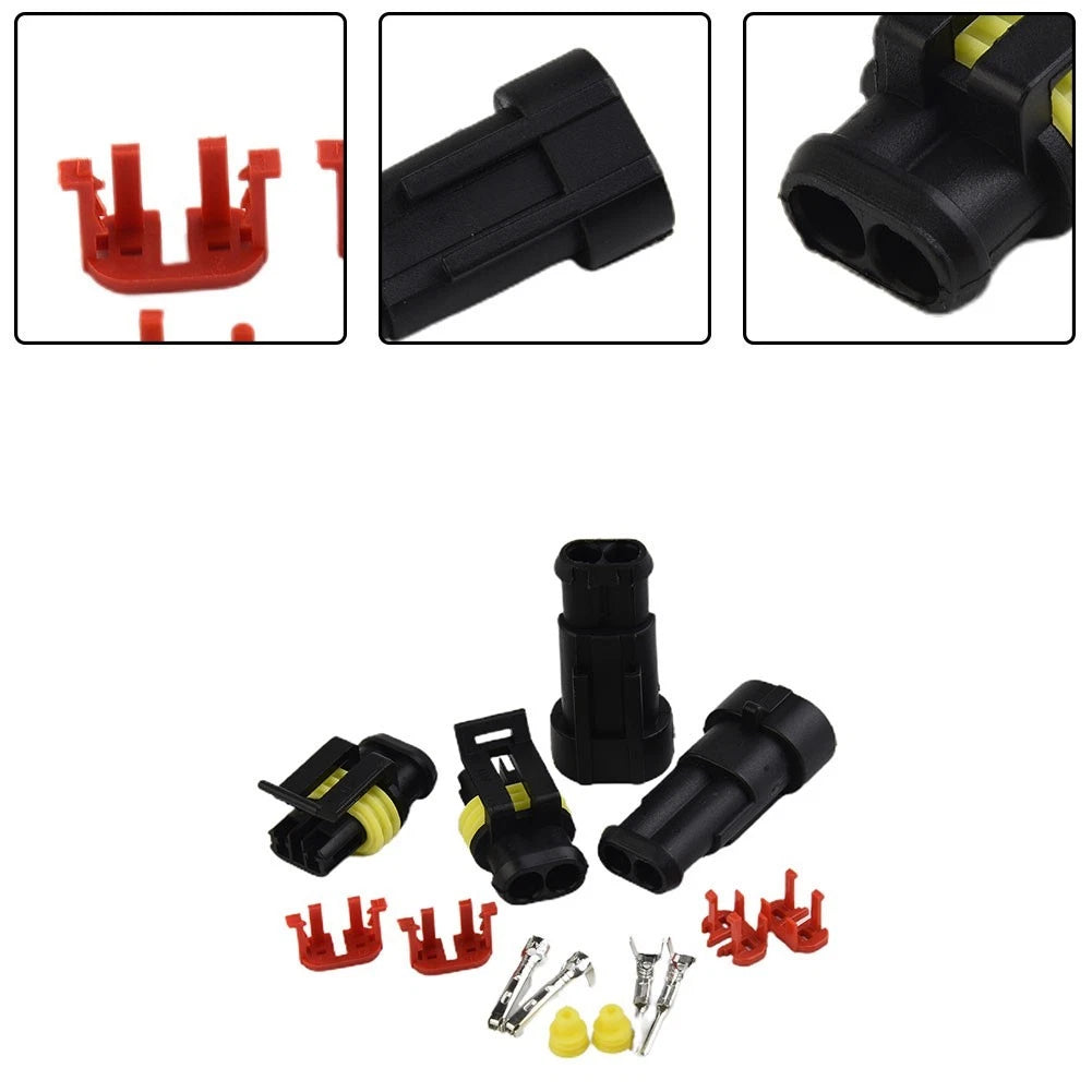 10x Waterproof Electrical Wire Cable Connectors for Cars, Trucks