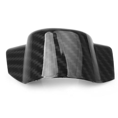 Carbon Fiber Look Engine Start Stop Button Cover for Alfa Romeo Giulia (2017–2018)