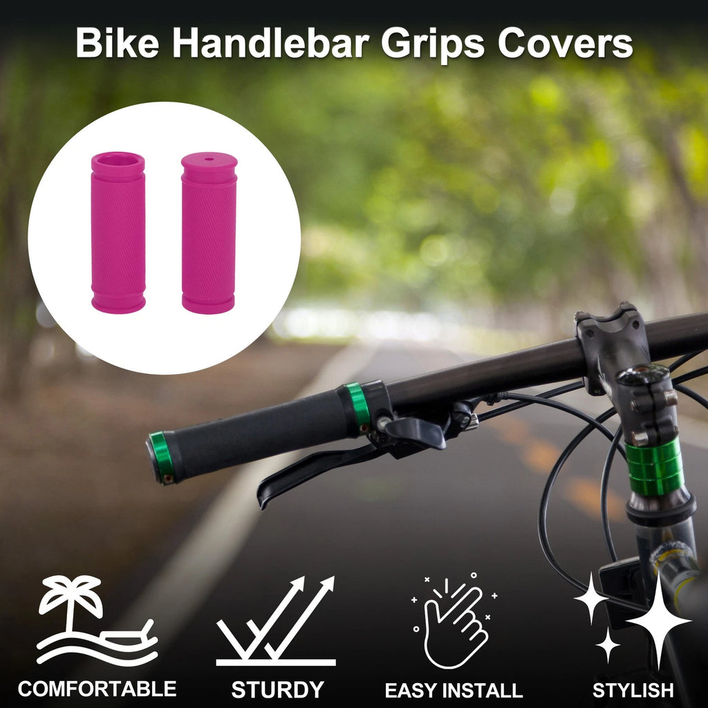 Bike Handlebar Grip Cover 85mm Replacement Soft End Grip Protector for Bike (—)