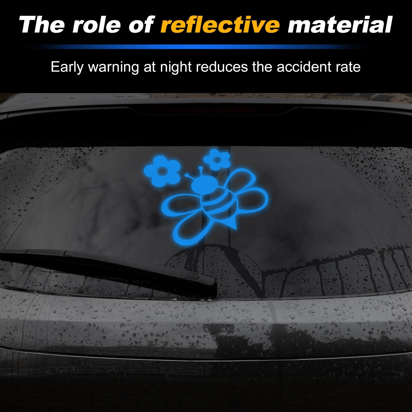 Reflective Bumper Decal for