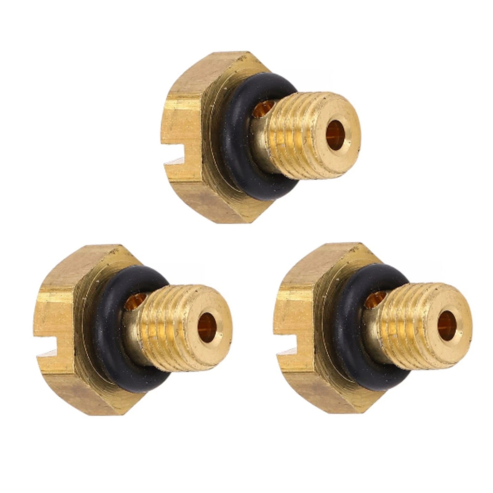 3X Carburetor Float Bowl Drain Screw W/O Ring for Yamaha 30HP 40HP (1990–1999) 67C-14992-09