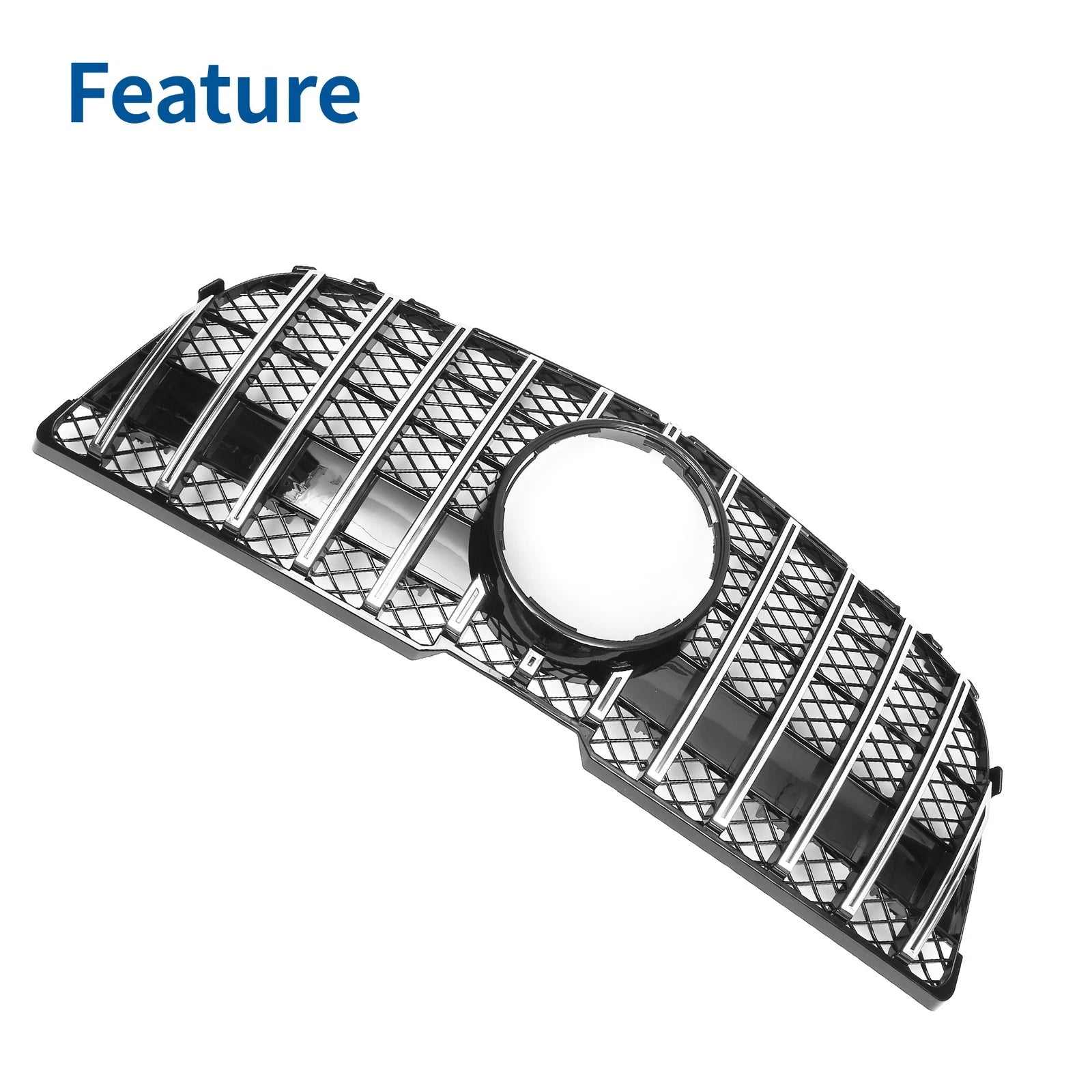 Front Upper Bumper Grille Replacement for Mercedes-Benz GLK300 (2013–2015)
